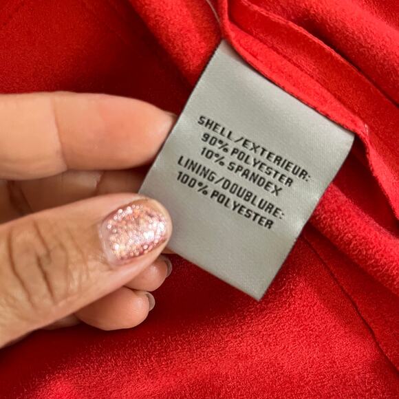 Bagatelle Women's Faux Suede Open Front Waterfall Drape Blazer Jacket M NWT - Picture 7 of 7